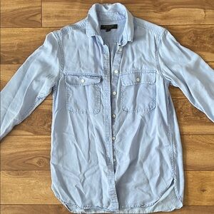 Banana Republic Light Blue Women's Blouse